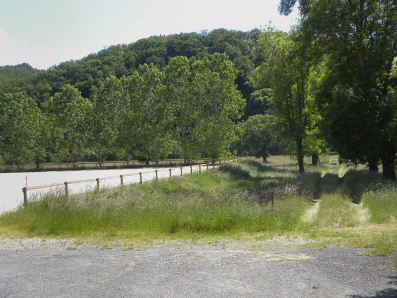 carrière et départ de promenade équestre